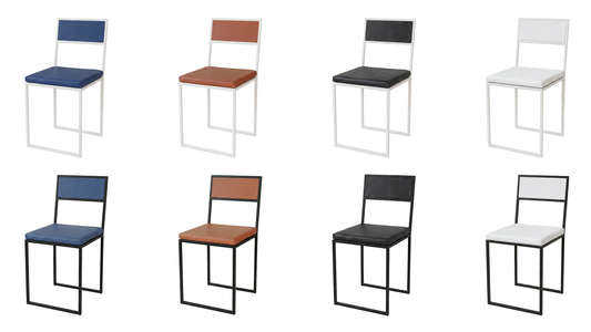 Minimalistische stoelen Belu