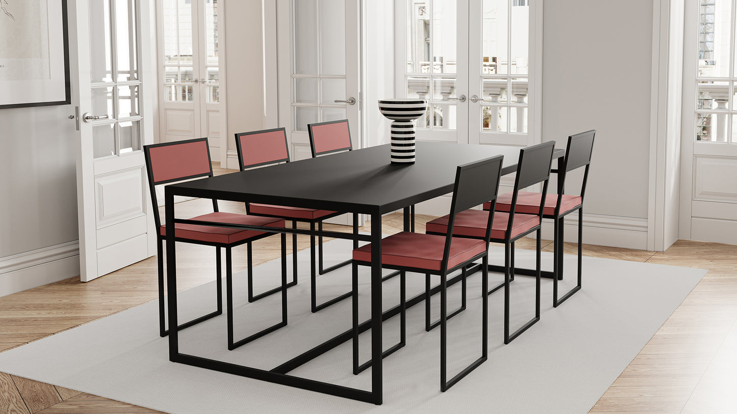 Minimalistisch design eettafel | Metalen eettafel | strakke eettafel | Minimalistische Esstische | Esstisch aus Metall | minimal design eettafel | Mesas de comedor minimalistas | Minimalist design dining tables |