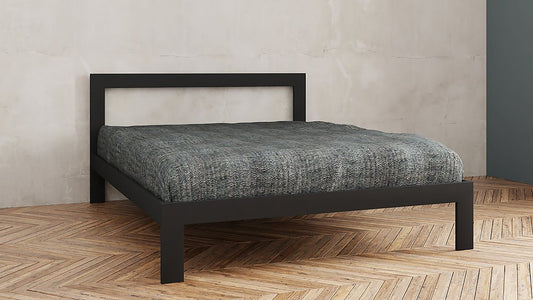 Metalen bedframe 180x200cm zwart | Metalen design bedden |Minimalistisch design bedden  | Minimalistische Betten | Stahl Bett Schwarz 180x200cm|  Camas minimalistas|