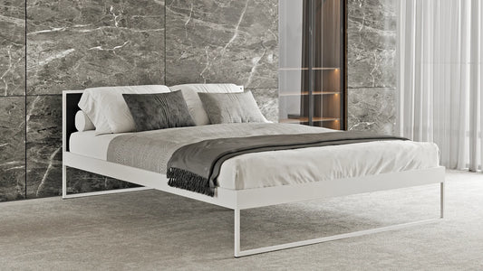 Modern metalen bedframe wit | Stalen bedden op maat | Metalen bed 160x200 | Minimalistische design bedden | Stalen bedframe op maat | Modern design bed |Modern Bett aus Stahl | | Stahlbetten 180x200 |Minimalistische Betten nach Mass gemacht | Minimalist design beds | Camas minimalistas|  