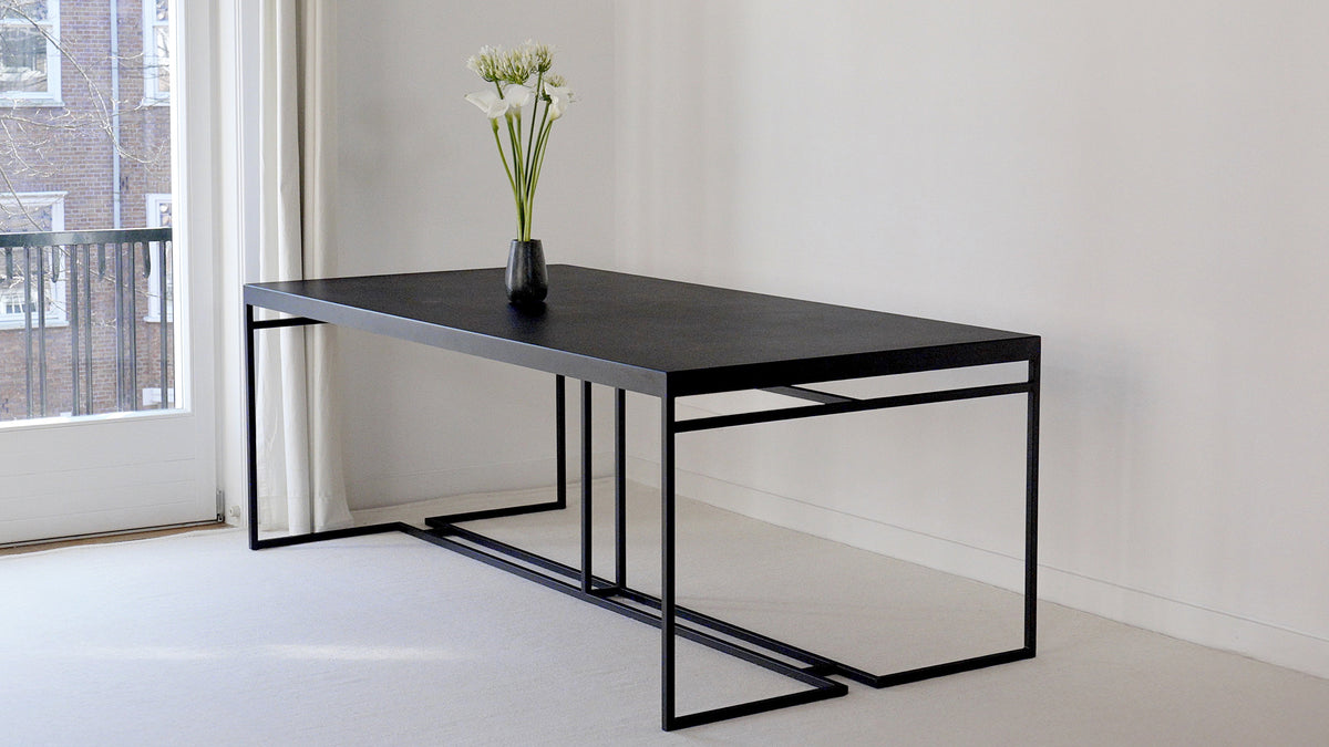 Moderner Metall Esstisch MARCO | Industrielles Design