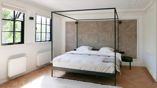 Hemelbed | Minimal design | Modern hemelbed|Minimalistische design bedden | Minimalist design beds | Camas minimalistas| Minimalistische Betten| Design bedden|Metalen hemelbed |Stalen hemelbed|Mimalistische design bedden | Minimalist design beds | Camas minimalistas| Minimalistisch Himmelbetten|Himmelbett