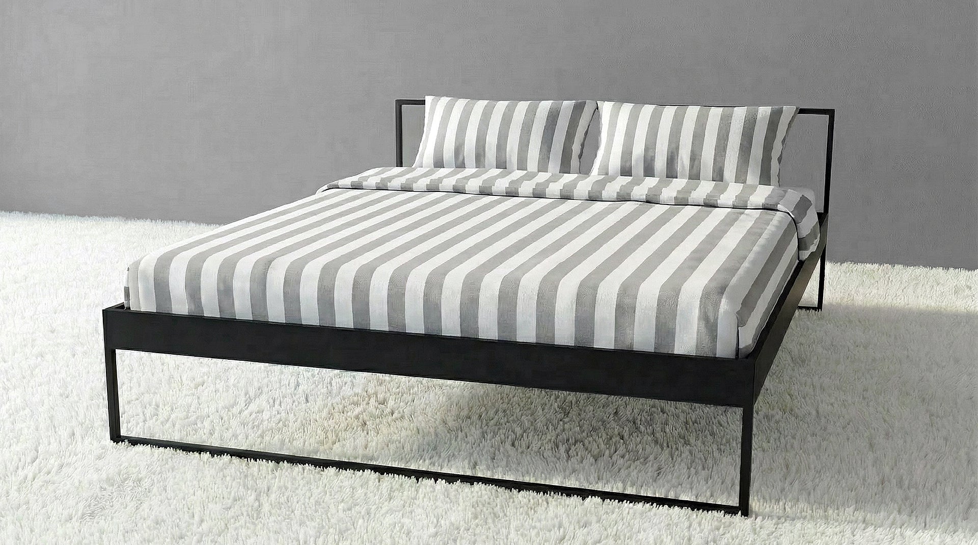 Minimalist metal design bed PROJECT with stable frame| Minimalistisch metalen design bed PROJECT met stabiel frame| Minimalistisches Metall-Designbett PROJECT mit stabilem Rahmen|
Cama de diseño metálica PROJECT con estructura estable