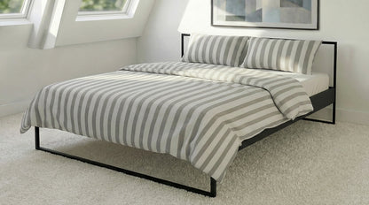 Zwart Metalen bedframe 160x200cm  Metalen design bedden |Minimalistisch design bedden  | Minimalistische Betten | Stahl Bett 160x200cm|  Camas minimalistas| 